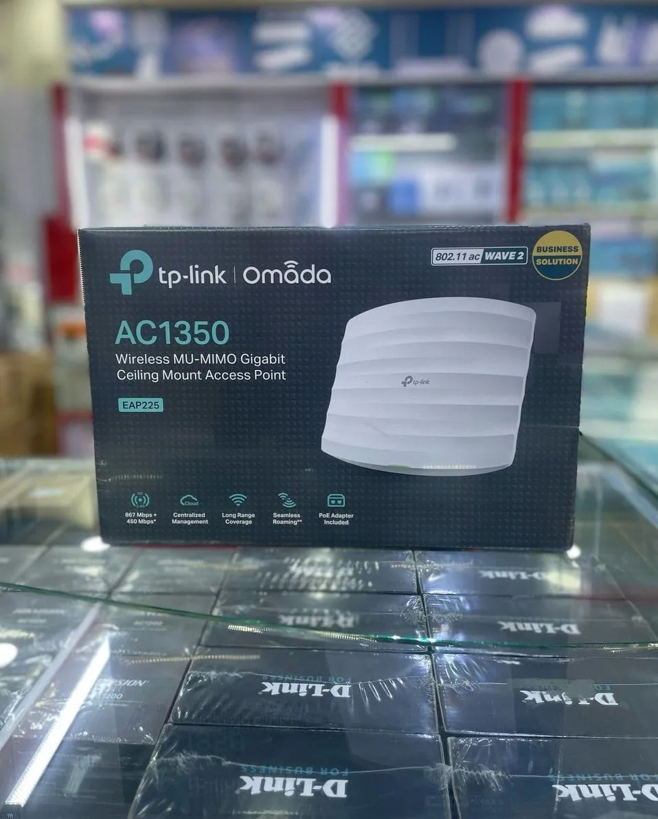 Tplink omada wireless gigabit ceiling mount access point EAP225