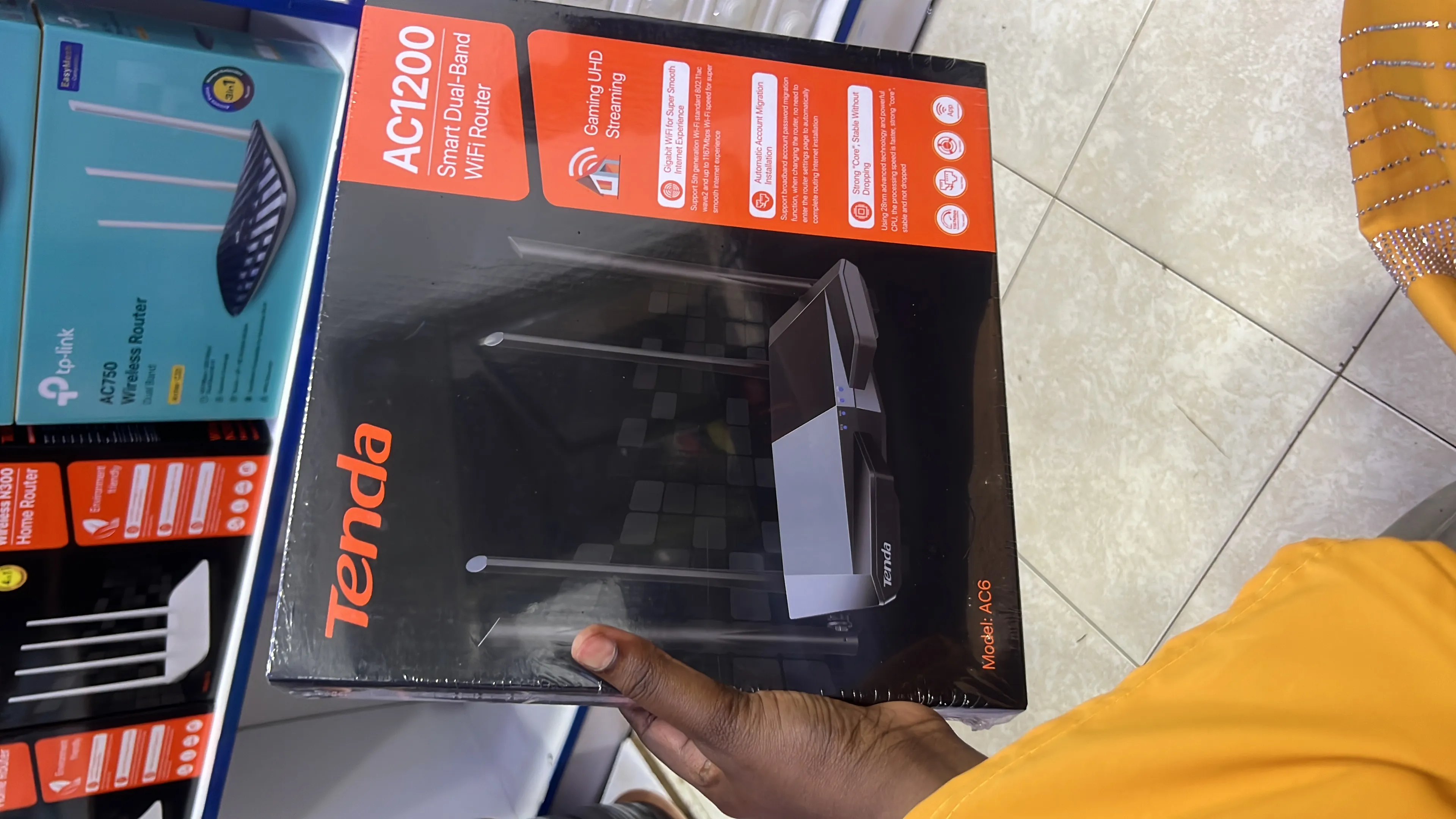 Tenda Ac1200 smart dual band router Ac6